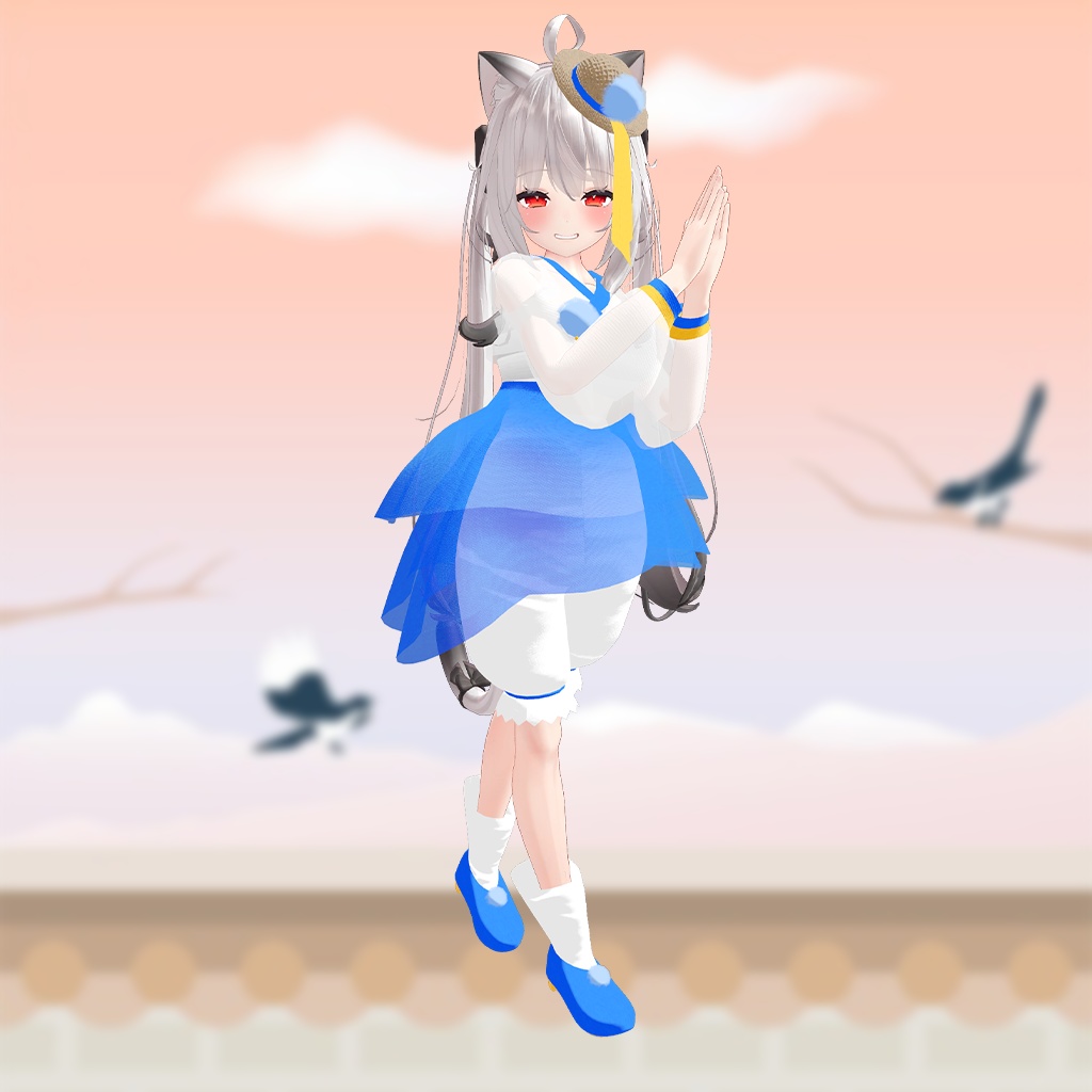 【舞夜ちゃん用】漂う忘れな草 ~Floating Myosoti~ #RikuBakery