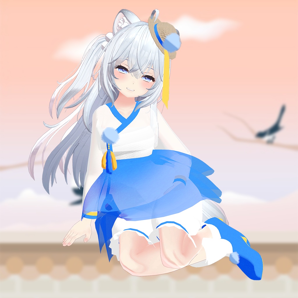 【狐雪ちゃん用】漂う忘れな草 ~Floating Myosoti~ #RikuBakery