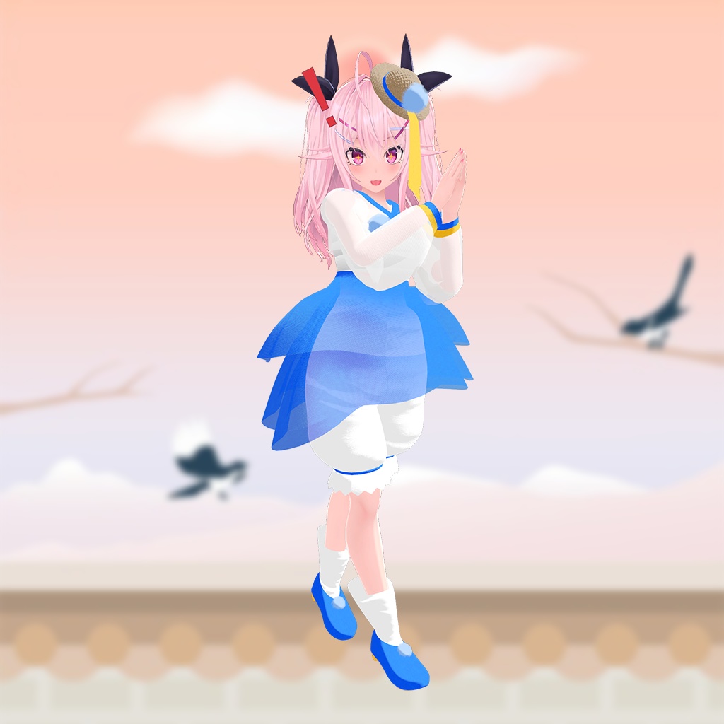 【イヨちゃん用】漂う忘れな草 ~Floating Myosoti~ #RikuBakery