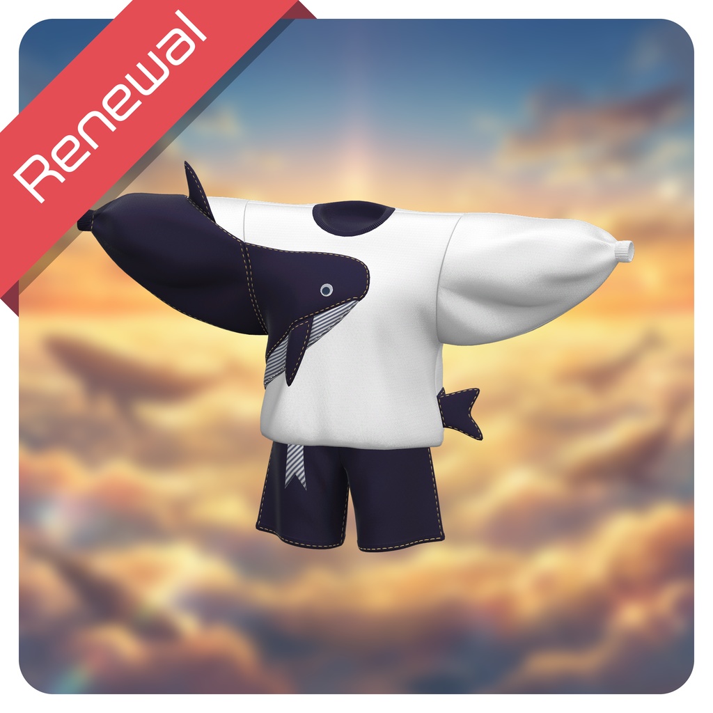 【発売記念セール】【リニューアル】西空の鯨 ~Western Sky Whale~ #RikuBakery