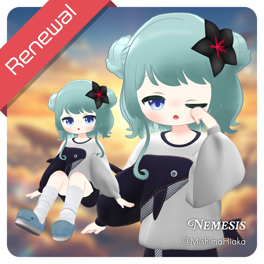 【発売記念セール】【リニューアル】西空の鯨 ~Western Sky Whale~ #RikuBakery