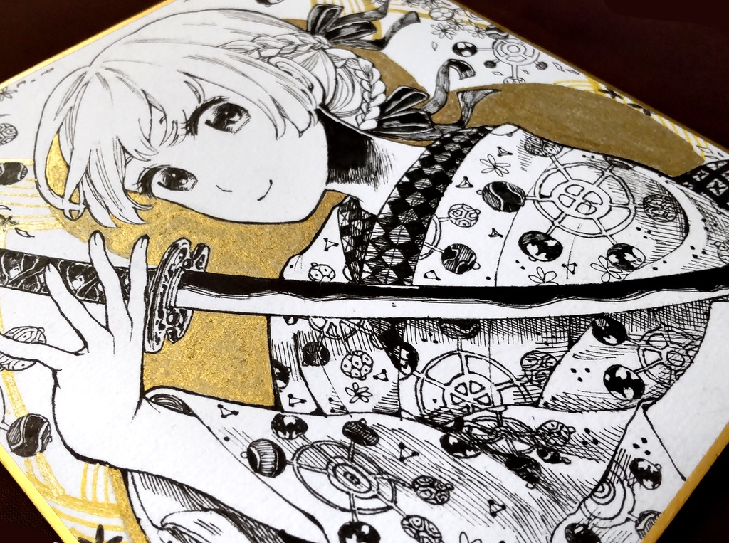 キモノジョシ×刀-みつあみ