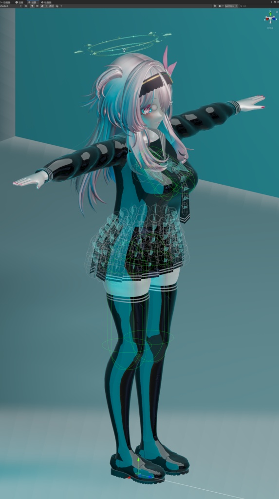 セレスティア用 乳胶水手服(长袖)