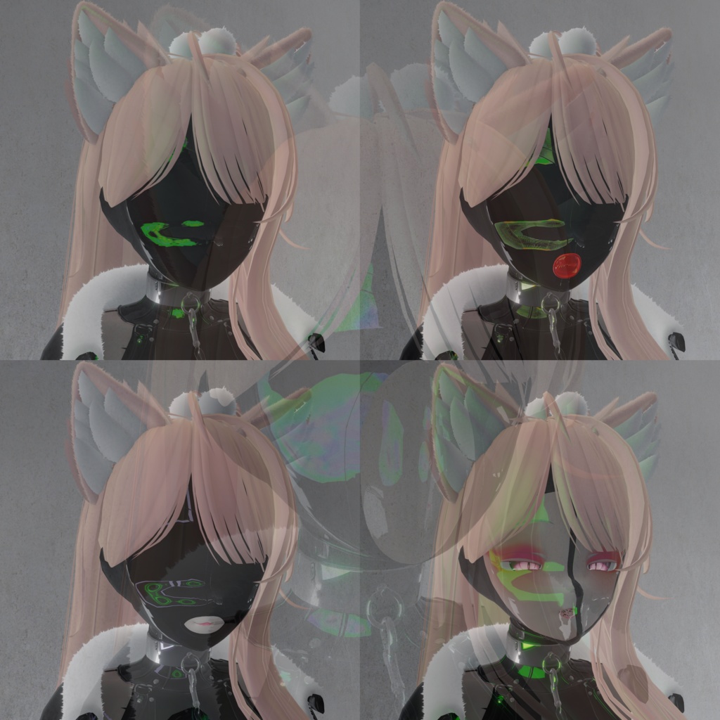 自用型マヌカ&セレスティアLatexMask