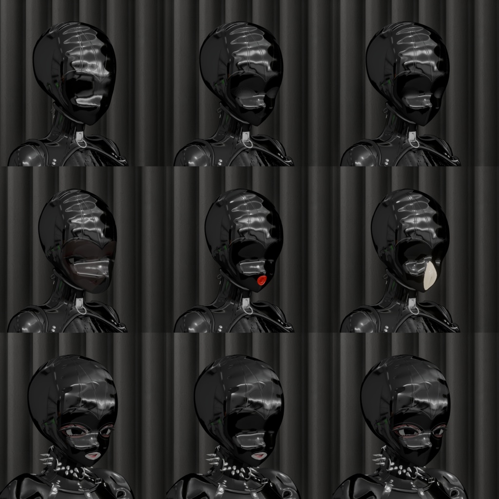 自用型Milltina LatexMasks