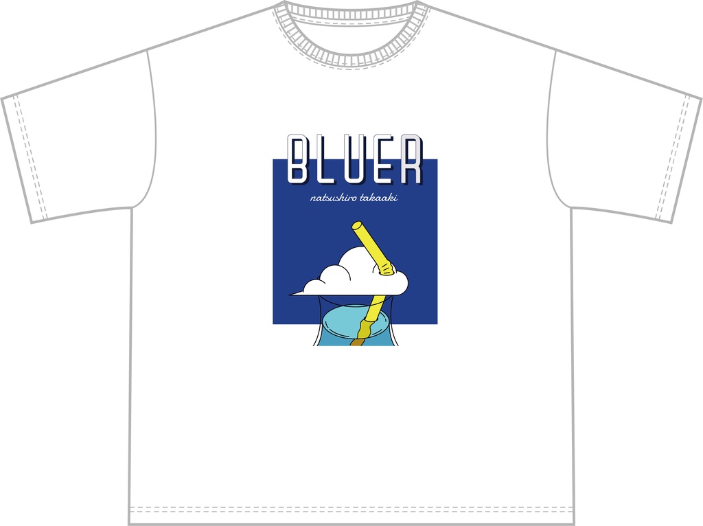 BLUER ビッグシルエットTシャツ