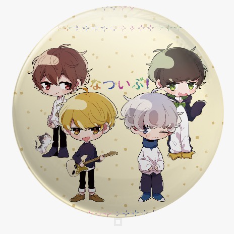 【ランダムガチャ】natsueve あたり付き缶バッジ