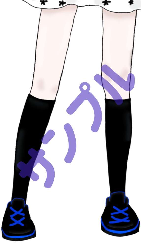 【限定1枚】オリジナル立ち絵|女の子|青いドレス
