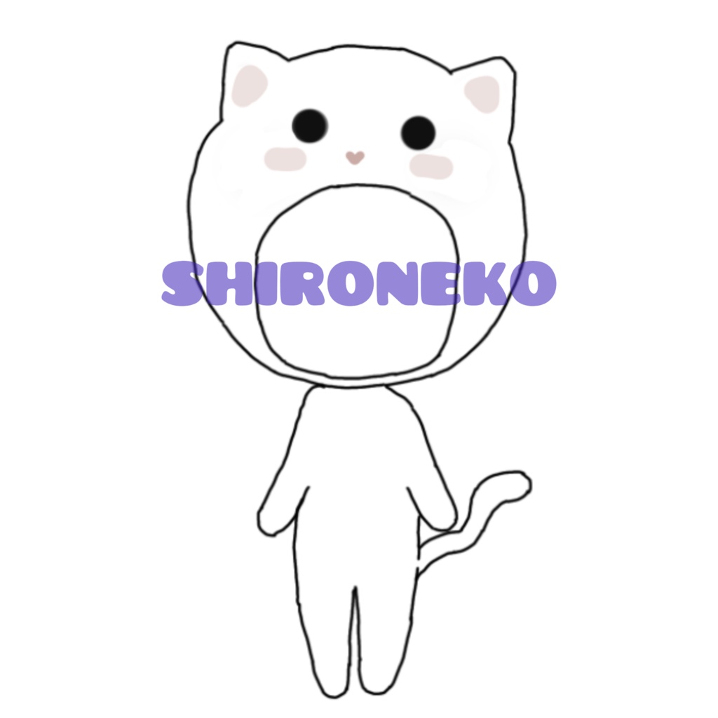 【7種セット】ねこ着ぐるみ素材🐱|お試し・訳あり価格