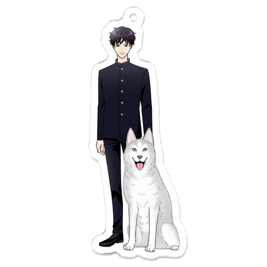 アクリルキーホルダー 学生西田