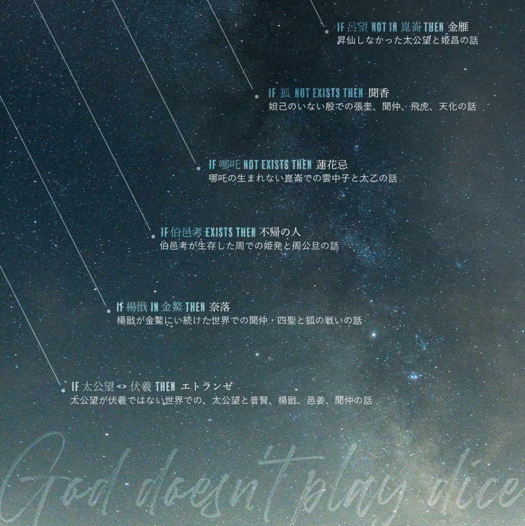 神はダイスを遊ばない