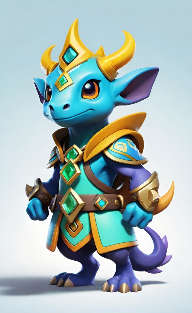 Blue Drakon Warrior