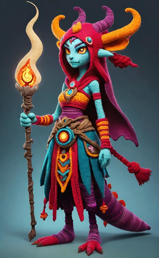 Mystic Yarn Sorceress