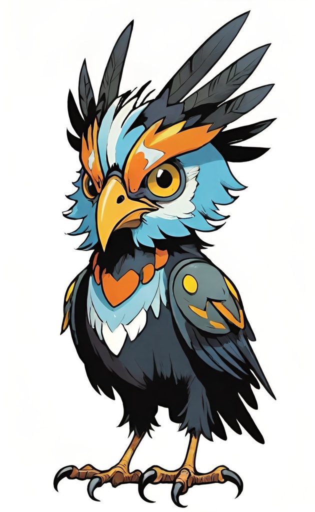 Vibrant Owl Warrior