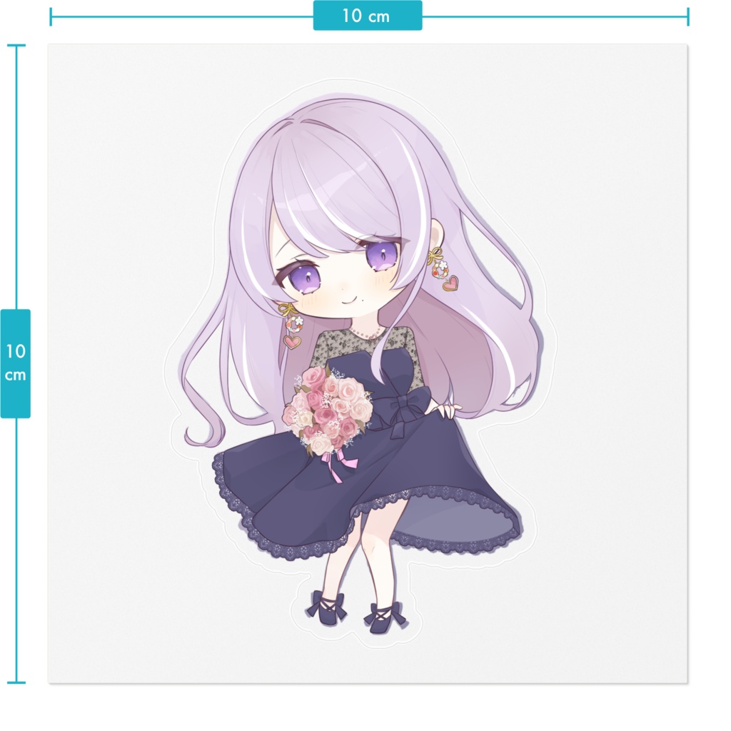 有希Vtuber SDキャラ ステッカー