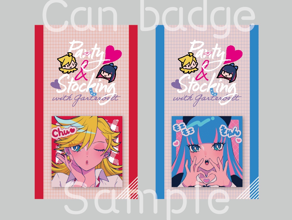 パンスト　缶バッチセット