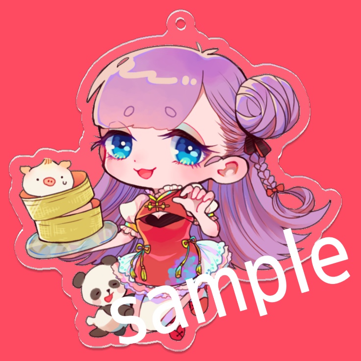 ピンインちゃんアクキー