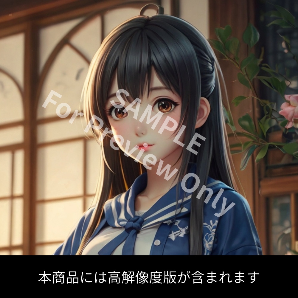 【AIアート】アニメキャラ壁紙セット Vol.1(10枚入り・高解像度)