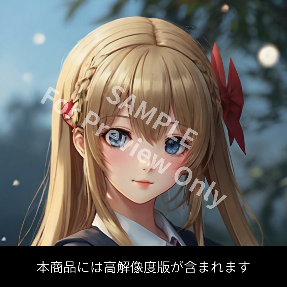 【AIアート】アニメキャラ壁紙セット Vol.1(10枚入り・高解像度)