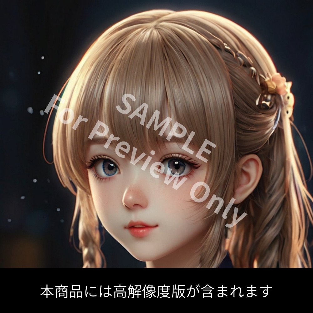 【AIアート】アニメキャラ壁紙セット Vol.2(10枚入り・高解像度)