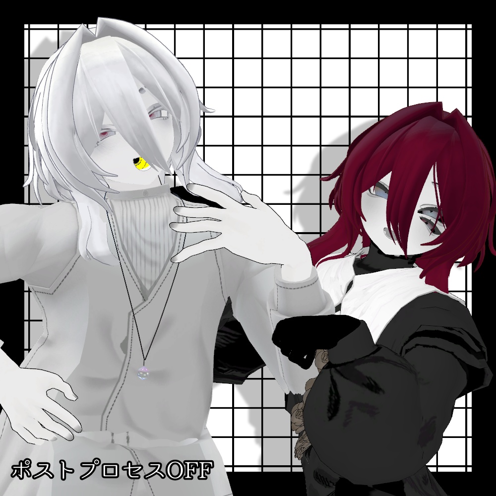 【VRC対応】ポサポサショートヘア