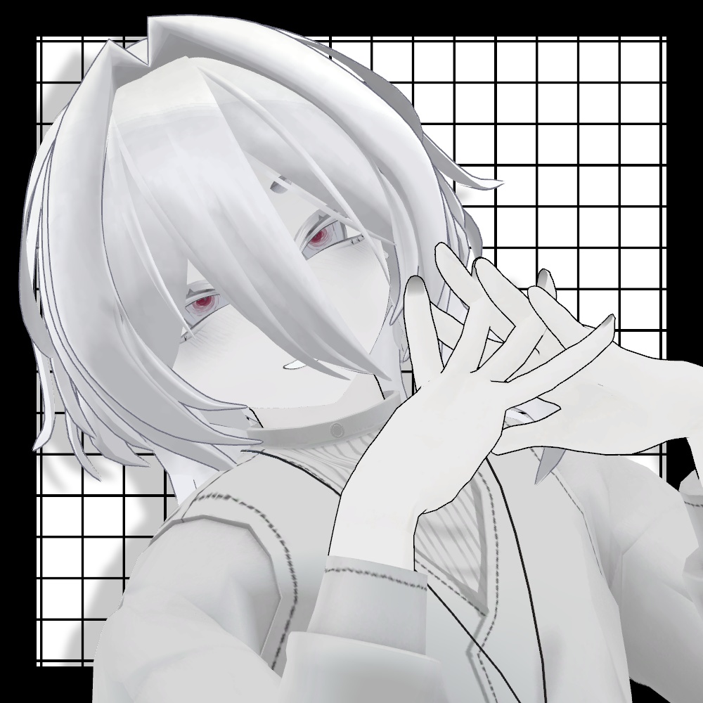 【VRC対応】ポサポサショートヘア