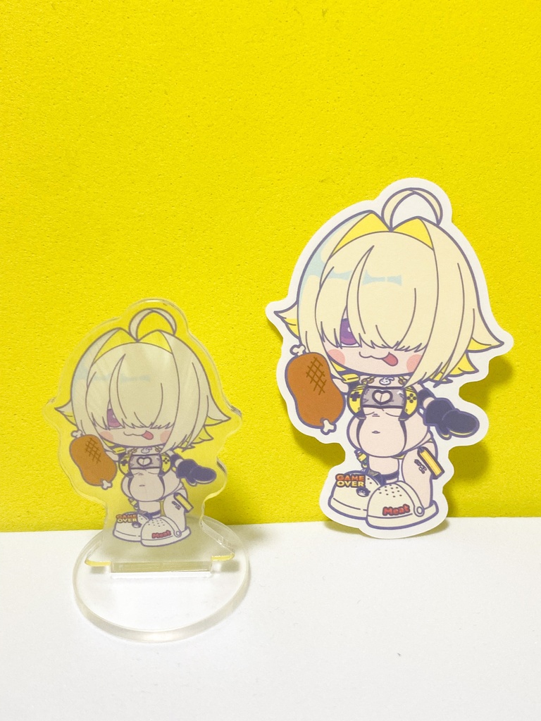 肉ｼｴちゃん(ver えれぐ：ぶーむあんどしょっく)アクスタ&ステッカーセット