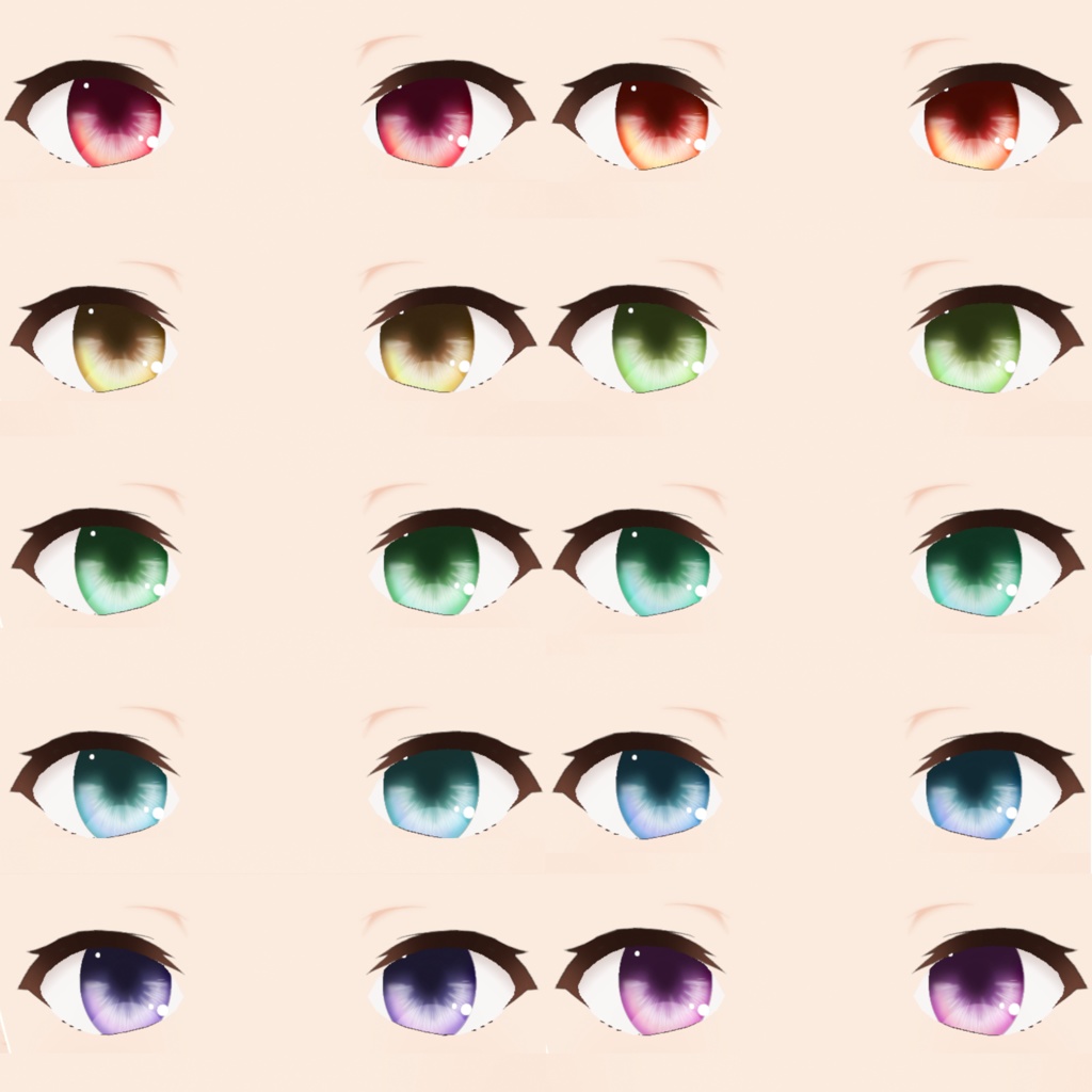 透明感ある瞳テクスチャ