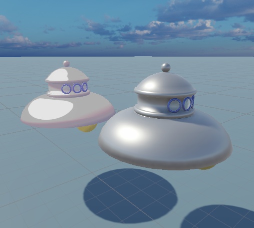 ローポリUFO