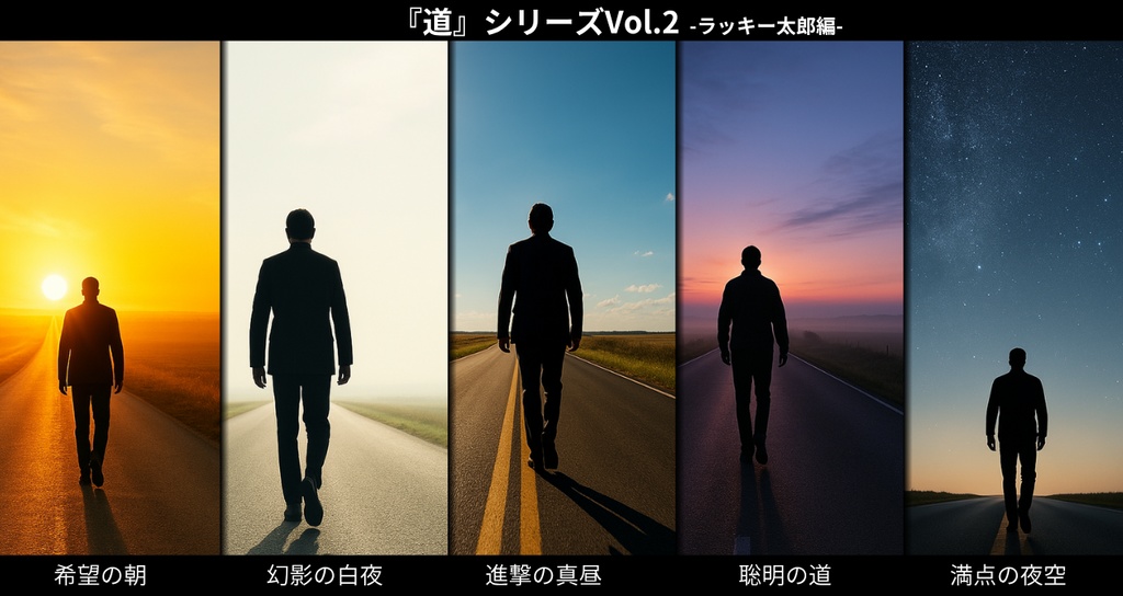 「道」シリーズVol.2— フォトリアル noteアイキャッチ＆SNS投稿向け背景素材