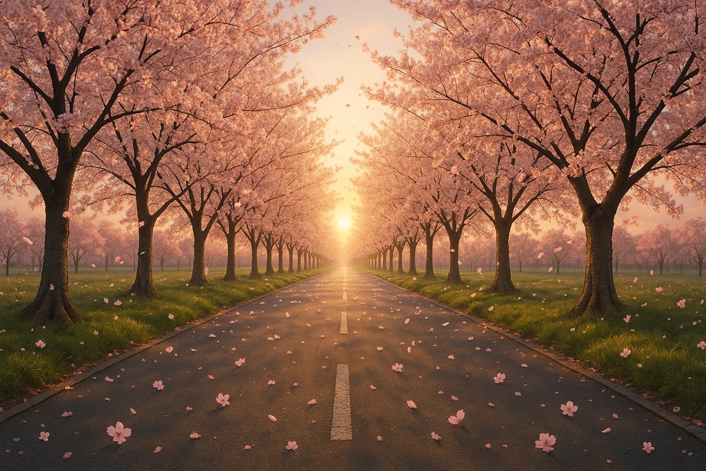 「道」シリーズVol.3— フォトリアル noteアイキャッチ&SNS投稿向け背景素材