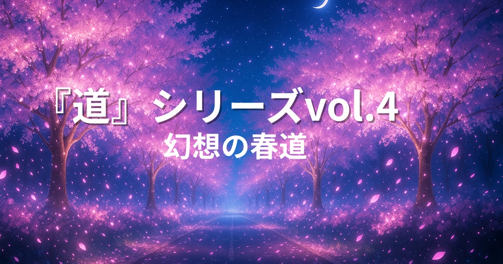 「道」シリーズvol.4— フォトリアル noteアイキャッチ&SNS投稿向け背景素材