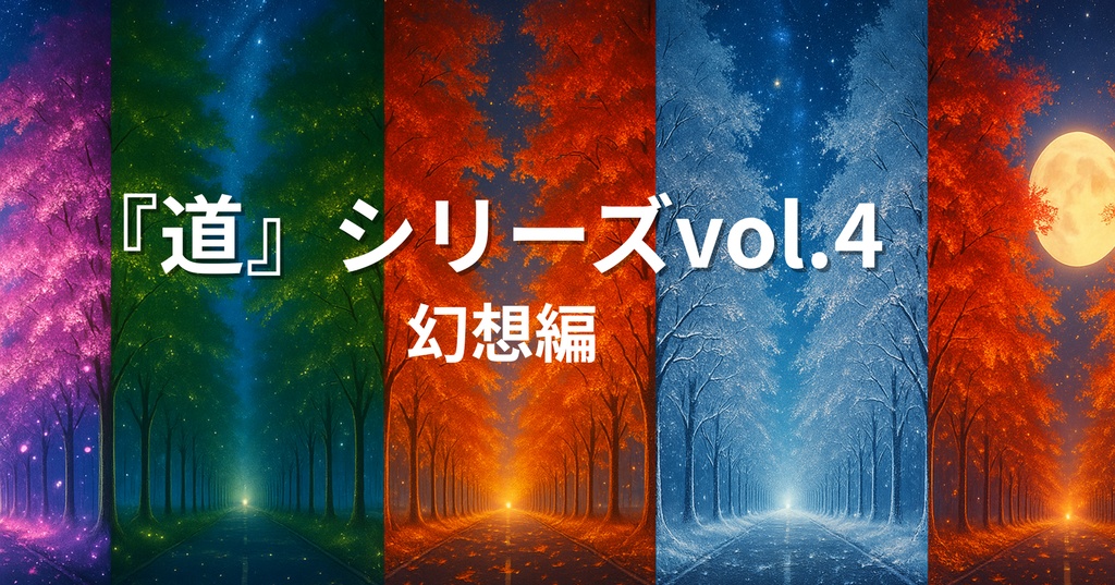 「道」シリーズvol.4— フォトリアル noteアイキャッチ＆SNS投稿向け背景素材