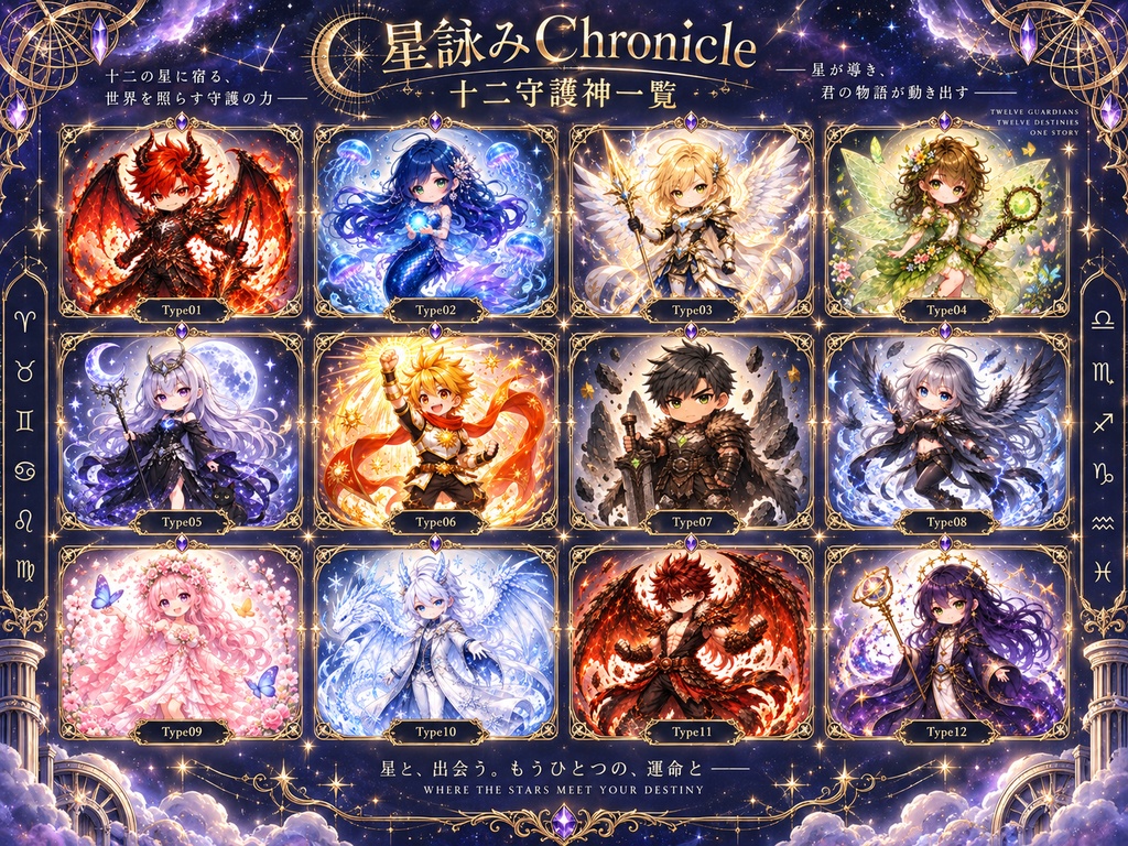 星詠み Chronicle|十二守護神鑑定書【個別鑑定PDF】