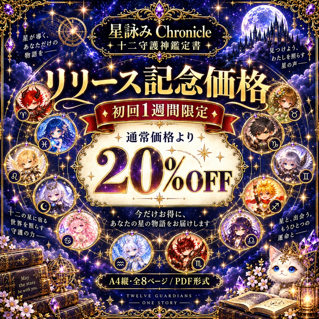 星詠み Chronicle|十二守護神鑑定書【個別鑑定PDF】
