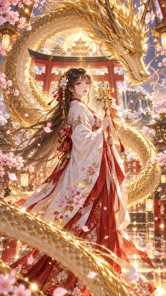 龍神シリーズ AIアート画像+プロンプトセット|星詠みChronicle