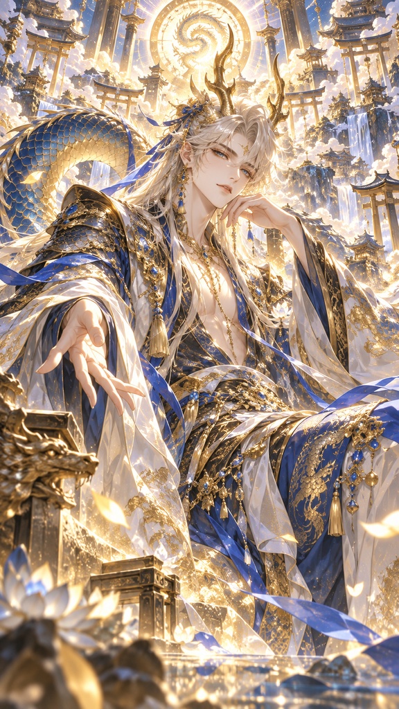 龍神シリーズ AIアート画像+プロンプトセット|星詠みChronicle