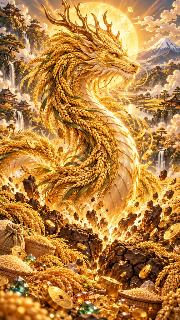 龍神シリーズ AIアート画像+プロンプトセット|星詠みChronicle