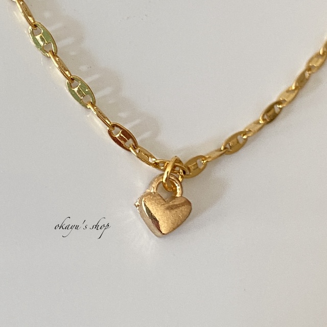 ハート ネックレス ゴールド レディース