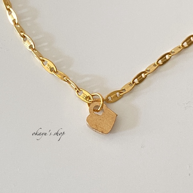 ハート ネックレス ゴールド レディース