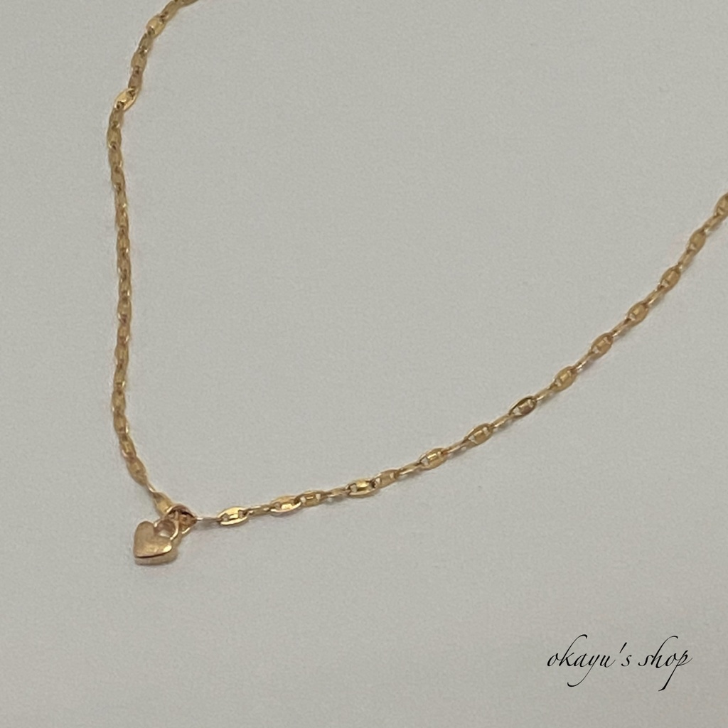 ハート ネックレス ゴールド レディース