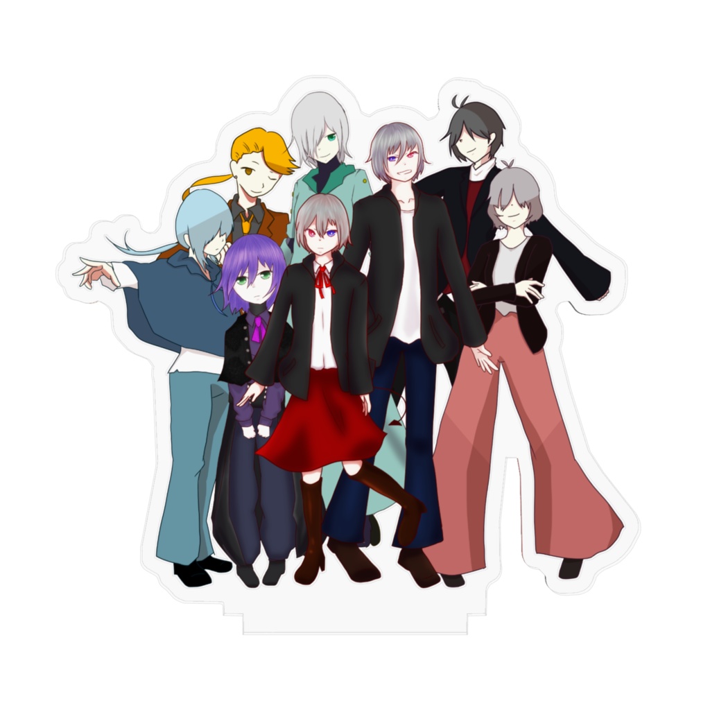 七唄家'22s ALL MEMBERアクリルフィギュア