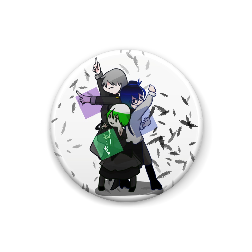 【7.89'sUTAU】7.89’ｓUTAU男子団　缶バッチ