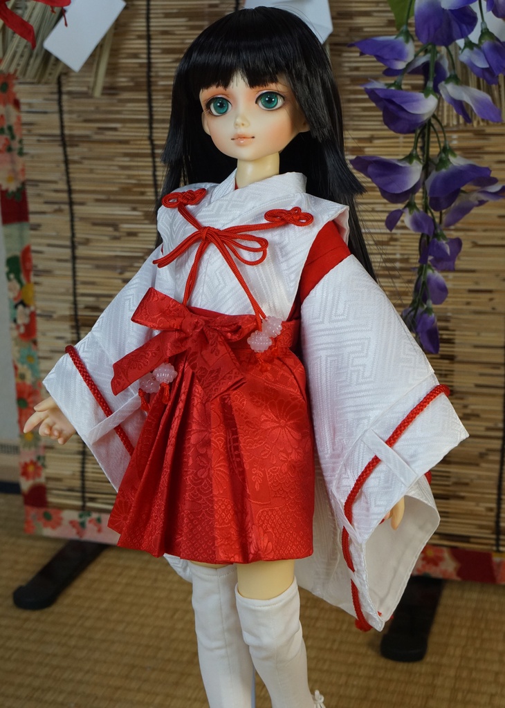 MSD,SDM,SDC等、40cmサイズ用巫女衣装①