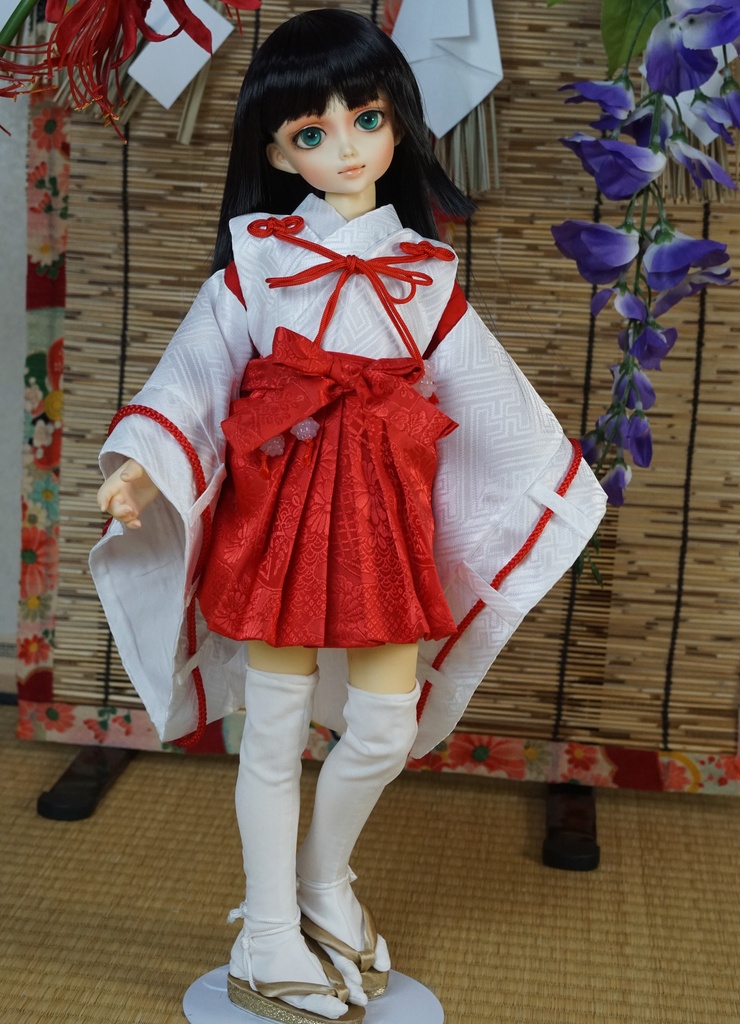 MSD,SDM,SDC等、40cmサイズ用巫女衣装①