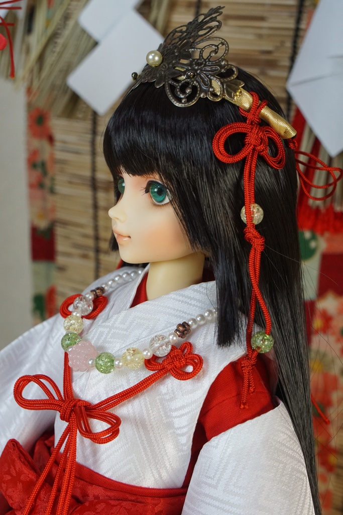MSD,SDM,SDC等、40cmサイズ用巫女衣装①