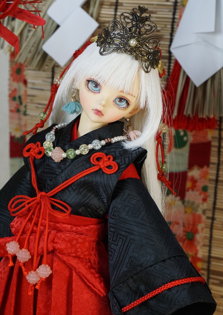 MSD,SDM,SDC等、40cmサイズ用巫女衣装②
