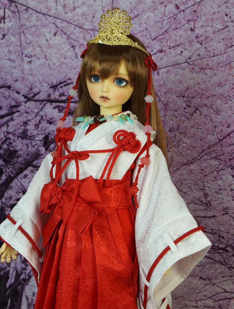 SD等、55cmサイズ用巫女衣装①