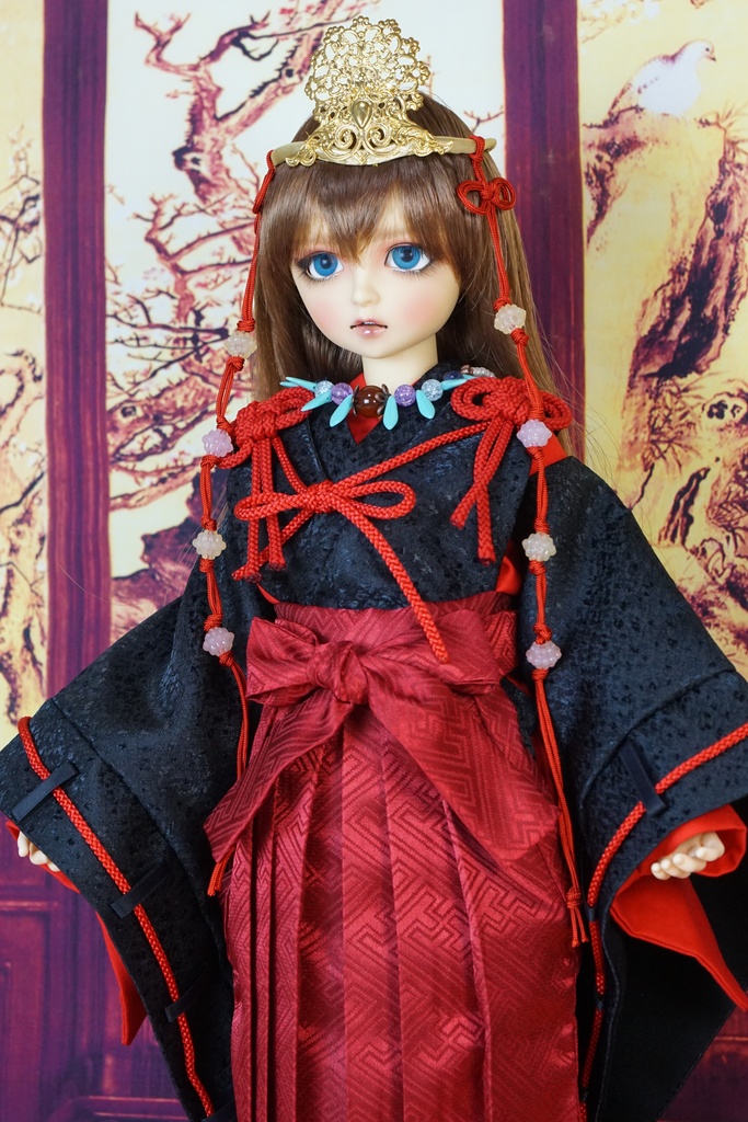SD等、55cmサイズ用巫女衣装②