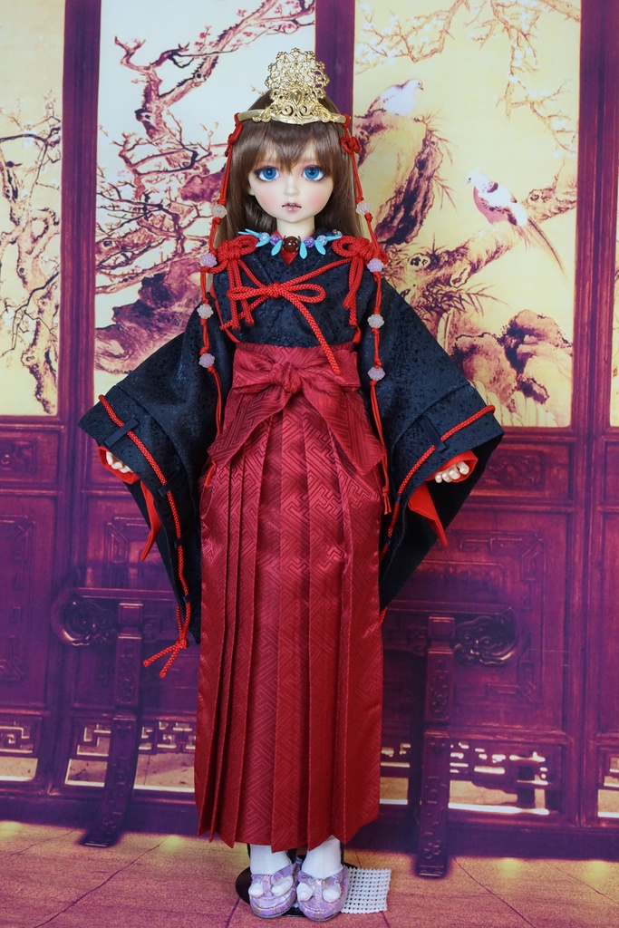 SD等、55cmサイズ用巫女衣装②